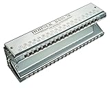 Hohner Accordions Bass 78 Harmonica, Silver
