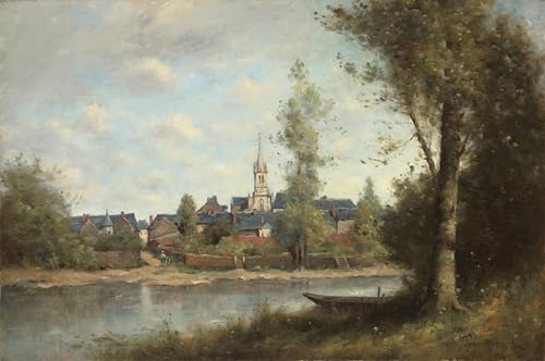 Impression sur toile Trouillebert : tableau d'art haut de gamme 60x90cm