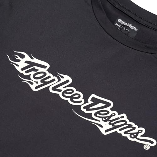 Troy Lee Designs Camiseta de manga comprida Youth Ruckus; Burn Out Carbon XS