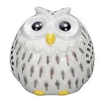 九谷焼 フクロウの置物 陶三九谷落款 高さ17cm 伝統工芸 縁起物　中古美品 Amazon.co.jp: 九谷焼 ふくろう 置物 開運 厄除け 高さ7.5cm 2.5号 黄