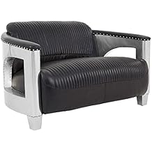 ARTIZANSTORE A luminium Aviator Black Spitfire Sofa