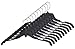 HOUSE DAY Clothes hangers - Coat hangers Heavy Duty - Polished Chrome Hardware Top Hangers XF - Cloth SWIVEL HOOK HANGERS, Plastic Hanger 17" 100pcs, Black