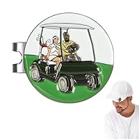 Produktbild von UPKOCH Golf Hut-Clip – Dekorativer Ballmarker Für Golfkappen, Golden, Als Golfzubehör Für Männer