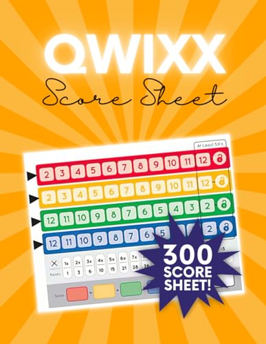 Qwixx Score Sheet: Master Your Rolls, Track Your Wins, Rule the Game