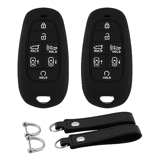 Coque de clé silicone pour Hyundai Tucson 2022 et Sonata | Lot de 2 protections de rechange