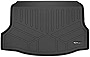 SMARTLINER Black Cargo Liner Trunk Floor Mat for 2017-2021 Honda Civic Type R with or Without Subwoofer