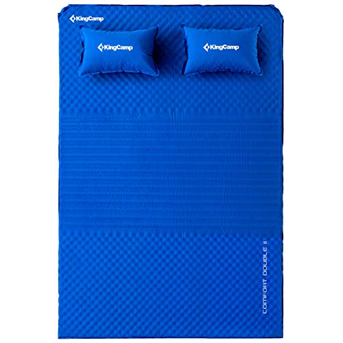 Kingcamp double sleeping pad self inflating camping sleeping pads…