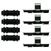 ACDelco 18K1556X Professional Rear Disc Brake Caliper Hardware Kit with Clips, Boots, and Lubricant