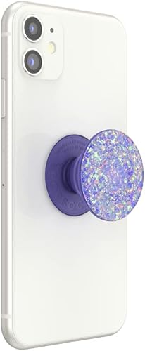 Miniatura 8 de PopSockets PopGrip Phone Grip and Phone Stand Collapsible Swappable Top Sparkle Rosebud Pink