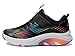 Skechers Kids Girls, Elite Sport Tempo Sneaker, Black/Multi, 2