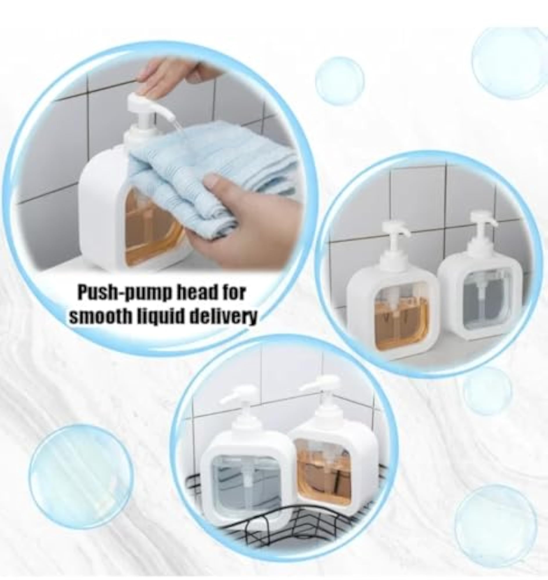 Large Capacity Hand Soap Dispenser for Bathroom & Kitchen
