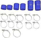 COOLINGBEST Intercooler Boot Upgrade Kit For 1999-2003 2000 2001 2002 Ford Powerstroke Diesel 7.3L Blue