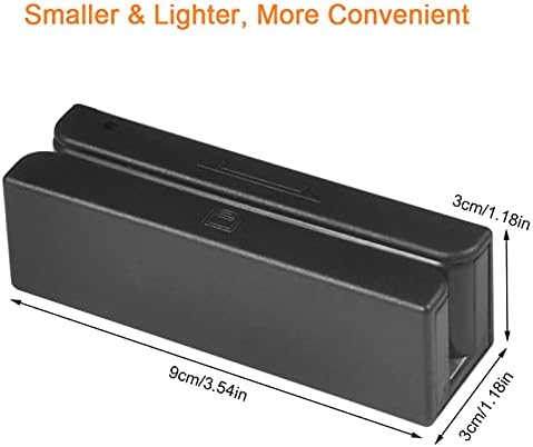 MSR90 USB Magnetic Strip Card Reader 3 Tracks Mini Mag Hi-Co Swiper