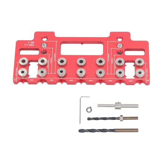 Regalstift-Vorrichtung, Aluminiumlegierung, Schrankloch-Bohrschablone, Regalstift-Bohrvorrichtung für Holzbearbeitung, Schrank-Hardware-Vorrichtung