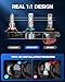 Marsauto 9012 Bulb, 30000LM Brightness Output 6000K Cool White,9012 HIR2 Fog Bulbs IP68 Waterproof 60000Hrs Lifespan, 3Mins Installation, 2 Pack