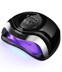 Aokyom lampada per unghie in gel 168W, Lampada UV LED Lampada Unghie UV LED per con Automatico Sensore e SchermoLa Possibilità Di Lmpostare, 4 Timer 10/30/60/99S per Salone e uso Domestico