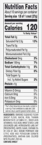Amazon Brand - Happy Belly Pie Crusts, 2 Ct, 15 Ounce