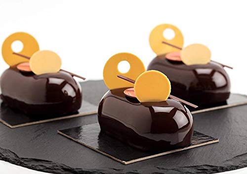 Joho Baking Silicone Molds for Mousse Cake, 3D Silicone Baking Mold Cakes, Dessert Molds for Pastry Chocolate,Pillow Shapes,8-Cavity - Thumbnail 6