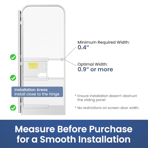 image for Safoner RV Screen Door Closer with Adjustable Tension, Aluminum Automa