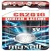 Produktbild Maxell® CR 2016 Lithium Mikrobatterien Knopfzelle (5x Knopfzelle CR2016)