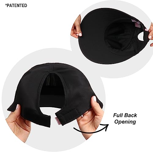 Ponyflo Sunblocker Wide Brim Hat - Oprah Awards Best Sun Hat - UV 50 Protection - Ponytail Sunhat for Women3
