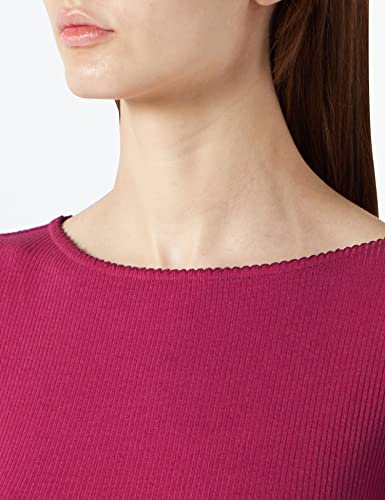 Tommy Hilfiger Skinny Modal Rib Boat-nk Top LS