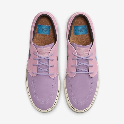 Nike SB Zoom Janoski OG+ Shoes (DV5475-500, Lilac/Medium Soft Pink/Coconut Milk/Noise Aqua) Size 8.54