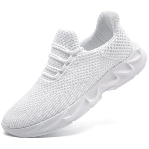 Image of DLWKIPV Mens Running Shoes Tennis Walking Shoes Comfortable Breathable Lightweight Non Slip Fashion Casual Sneakers Workout Gym Shoes for Running