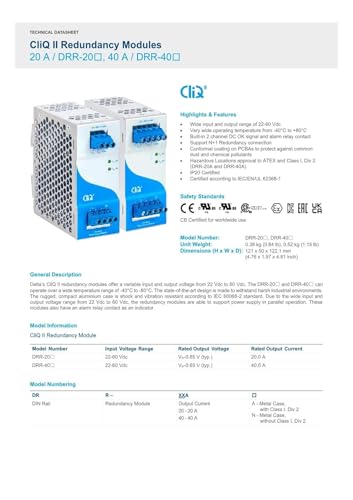 Module d'alimentation DRR-40N 40A pour installations industrielles de régulation - 4