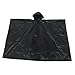 ZJchao Hooded Raincoat Outdoor Rain Poncho for Hiking Mountaineering Men Women Black