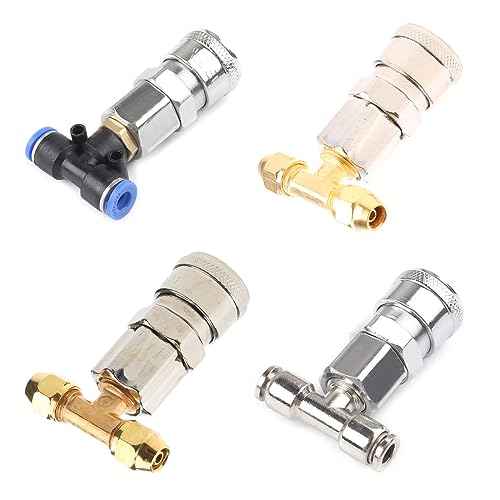 Conector de compresor de aire de tres vías rectas para accesorios neumáticos de camiones 5