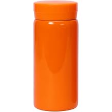 Small Flask, Cute Water Bottle, Vacuum Insulated Flask for Hot & Cold Drink, Keep 12H Hot & 6H Cold Orange, 200ml