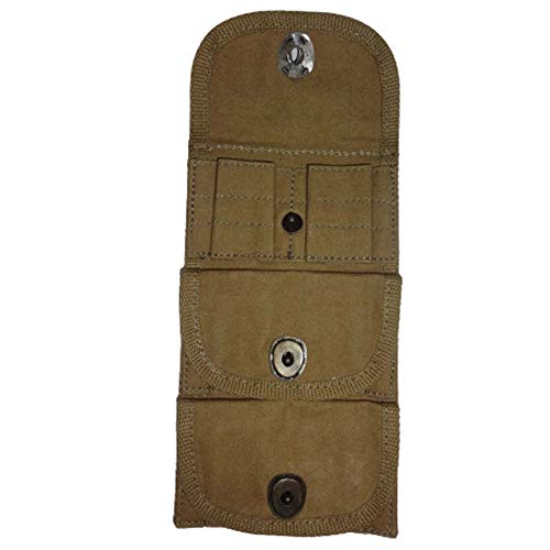 Warreplica U.s. Wwi 1917 Half Moon Clip .45 Cal 3 Pocket Pouch - Reproduction #TOP22