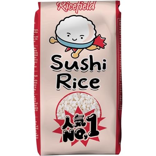 RICEFIELD Sushi Reis, Rundkorn, Japonica - 1 x 1 kg