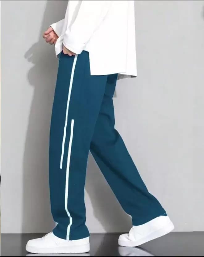 Image of culish Mens Lycra Track Pant Black