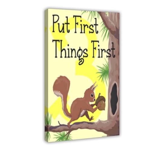 Poster sur toile animaux pour corriger les murs vides de chambre