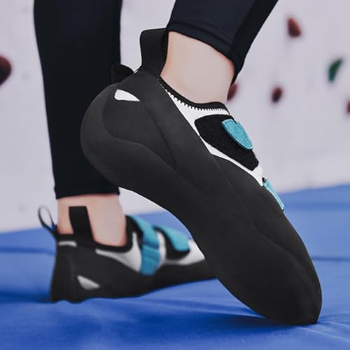 DAMANDO Sapatos de Escalada para Homens, Bouldering Sport Shoes Iniciantes Low-Volume Fit Climbing S