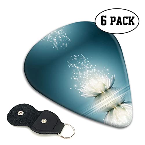 Ensemble de 6 médiators de guitare fleur de lotus asiatique pour guitare acoustique, guitare électrique, basse, ukulélé… - Les Beatles, Paul McCartney, John Lennon, RIngo Starr, George Harrison Ensemble de 6 médiators de guitare fleur de lotus asiatique pour guitare acoustique, guitare électrique, basse, ukulélé… – Image 3