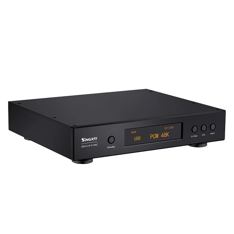 SINGXER SDA-6 PRO 2 Dual AK4499EX Digital to Analog Convertor with Remote Control (DAC)