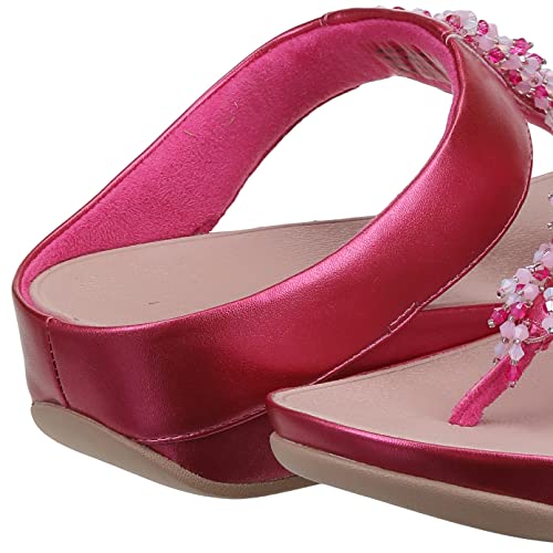 Image of FitFlop Lulu Multi-Tonal Glitter Toe-Post Sandals