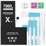 FBTDCHOK [7000mAh Upgraded Replacement Battery Compatible with iPhone X, [New Version] Ultra High Ca