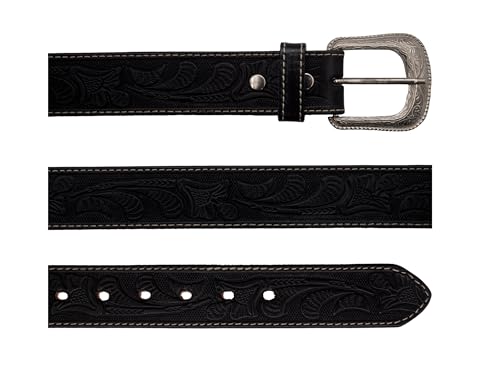 Men's Western Belt Cowboy Belt for Texas Men Country Style Fajas Vaqueras para Hombre Genuine Leather2