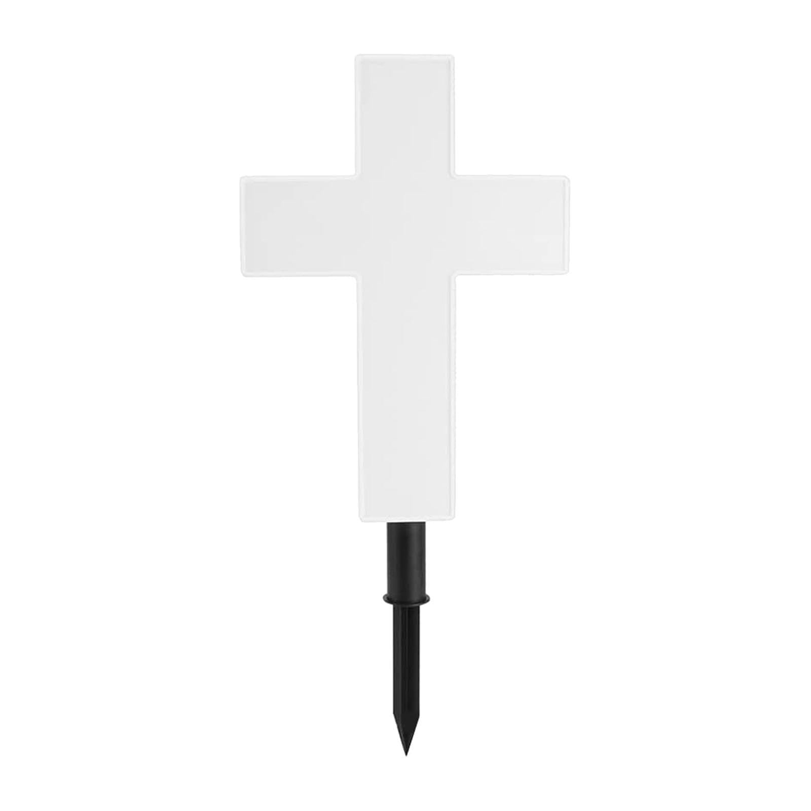 Croix Solaire de Jardin étanche pour remplacer les bougies traditionnelles