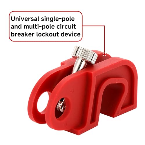 TOKCKYBL 20 PCS Circuit Breaker Lockout Device Kit - Universal Lockout Tagout (Loto) for Single & Multi Pole Breakers, OSHA Compliance Electrical Safety by TOKCKYBL - Image 8
