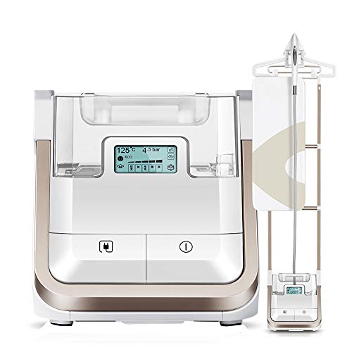 Défroisseur à vêtements - Défroisseur vertical double pôle pliable réglable 2000W Défroisseur en tissu robuste Réservoir d'eau de 2,5 L Réglage de la vapeur à 6 niveaux avec brosse en tissu et cintr Cover