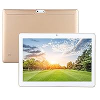 Gaeirt Tablet-Computer, Octa-Core MTK6582 WiFi Dual-Kamera 1GB + 16GB Tablet GPS 10-Zoll-Touchscreen 1280 × 800 für 4.4(Europäische Vorschriften)