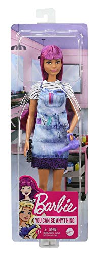Barbie GTW36 - Haartylistin-Puppe (ca. 30 cm), lila Haare, Zubehör, tolles Geschenk für Kinder ab 3 Jahren – Bild 7
