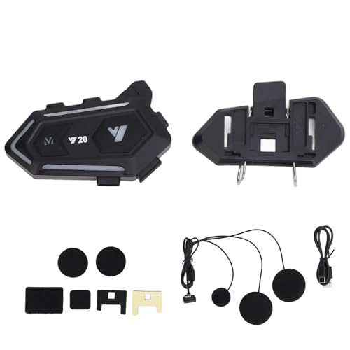 Auriculares casco moto impermeables IPX6 con conectividad Bluetooth 5.3 estable