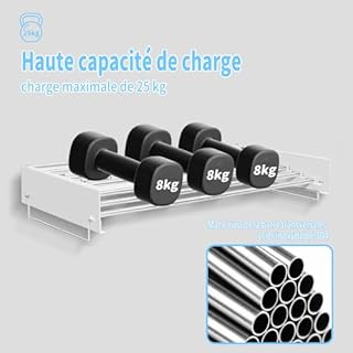 OUUTMEE 80CM Étendoir à Linge Mural Pliable, Séchoir à Linge Mural pour Intérieur et Extérieur, Rétractable Etendoir Linge avec 5 Tiges, Economiseur d'Espace Design (Blanc)