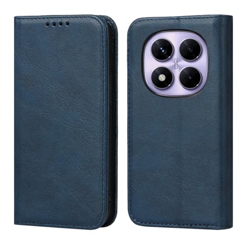 BonwFzin �K�p Redmi Note 14 Pro 5G �P�[�X �蒠�^ �t���b�v �X�}�z�P�[�X �V���I�~ ���b�h �m�[�g 14 �v�� 5G �蒠�J�o�[ RedmiNote14Pro5G �g�уJ�o�[ PU ���U�[ �x���g�Ȃ� �}�O�l�b�g �J�[�h���[